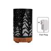 Ultrasonic Air Humidifier 100ml Timing Function Aroma Diffuser Hollowed-out Tree Humidifier Room Scent Diffuser with LED Lights
