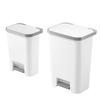 30L Pedal Trash Can with Lid for Home Use