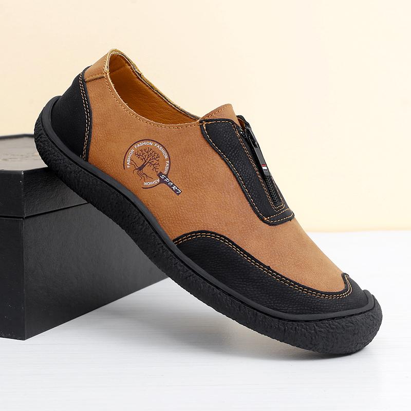 

Модная брендовая мужская удобная и повседневная обувь на мягкой подошве для весны и осени, мужская спортивная обувь сшитая вручную для активного отдыха на открытом воздухе с противоскользящим покрытием 47 жёлтый