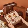 Mocha Soft Focus Foundation Set: Bevat Primer, Concealer, Hydraterend Setting Poeder - Complete Make-up Kit Vriendelijk voor Beginners.