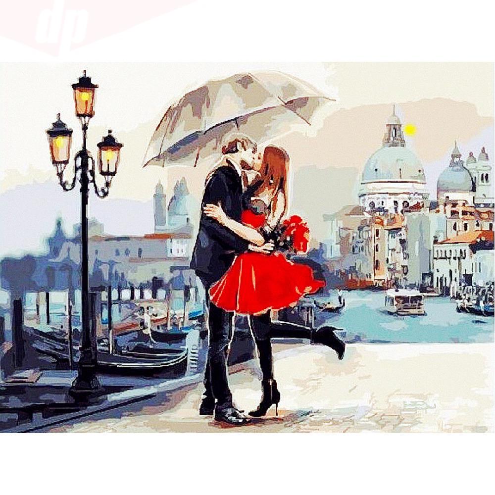 Full Square/Round Diamond Painting Landscape Street 5D DIY Diamond Embroidery Cross Stitch Town Mosaic Wall Art
