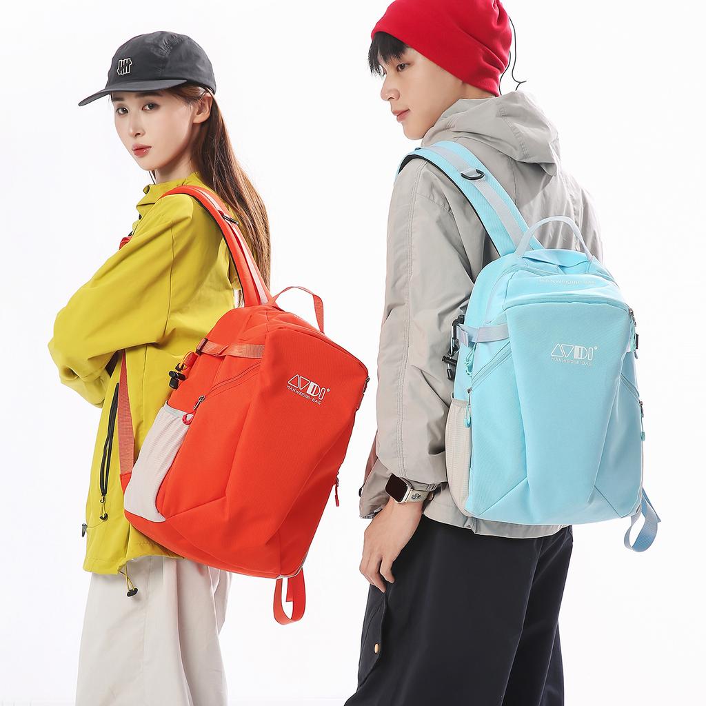 School bag, large capacity, lightweight outdoor travel hiking bag, school bag, women's college student walking waterproof backpack, men's backpack