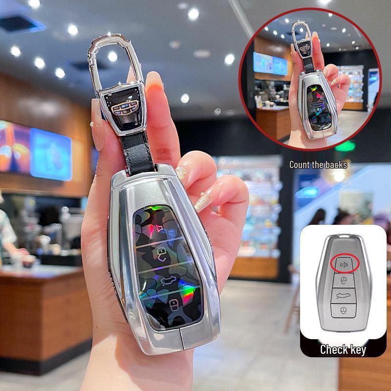 Geely Emgrand Key Case: Fits Xingrui, Boyue PRO, Xingyue L, L7/L6, Binyue with Metal Buckle