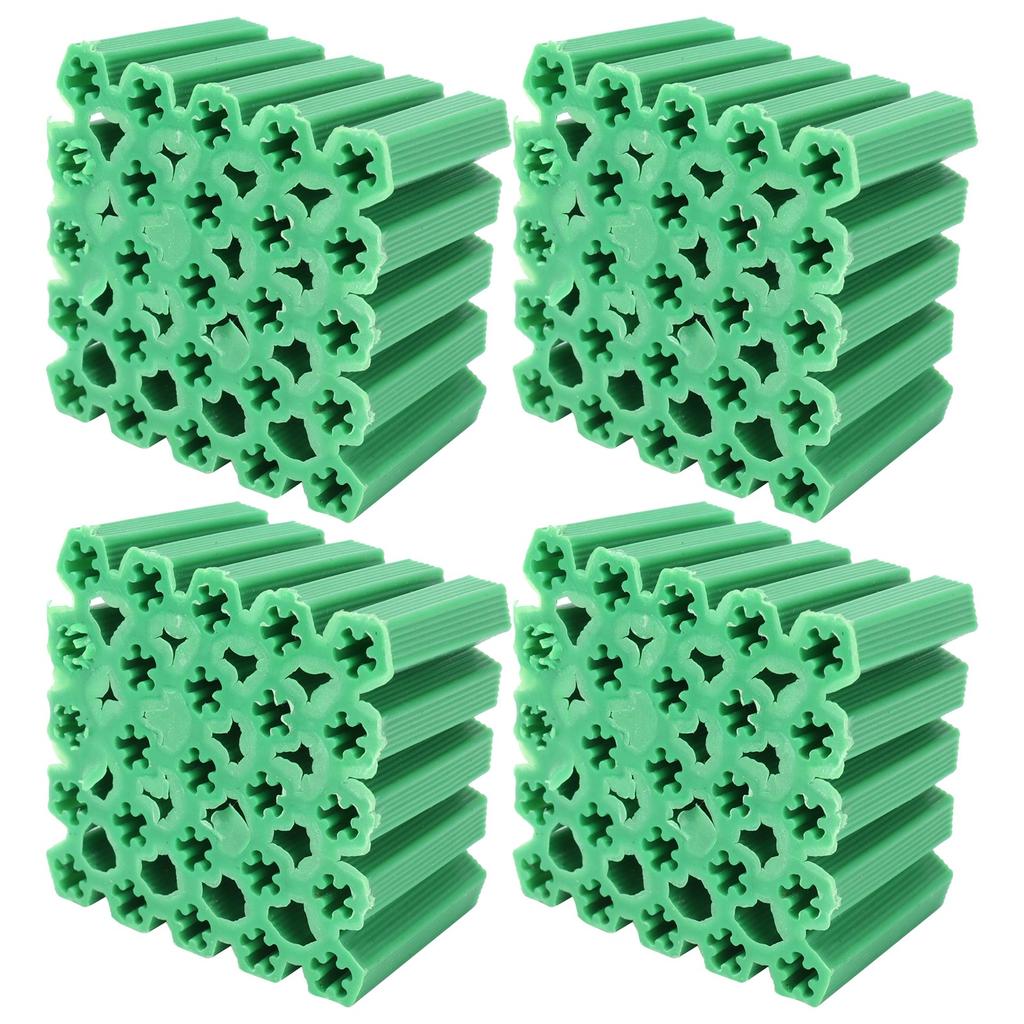 100Pcs M6 Expansion Pipe Plastic Wall Plug Fixing Expansion Tube Accessory Green
