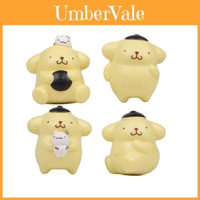 Cartoon Pom Pom Purin PVC Figur Geschenk für Geburtstag und Partydeko
