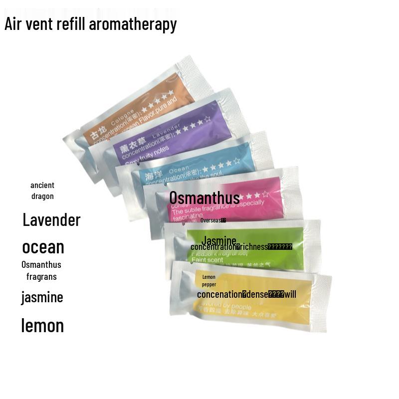 Car Aromatherapy Refill: Solid Scent Core for Air Vent Perfume Sticks