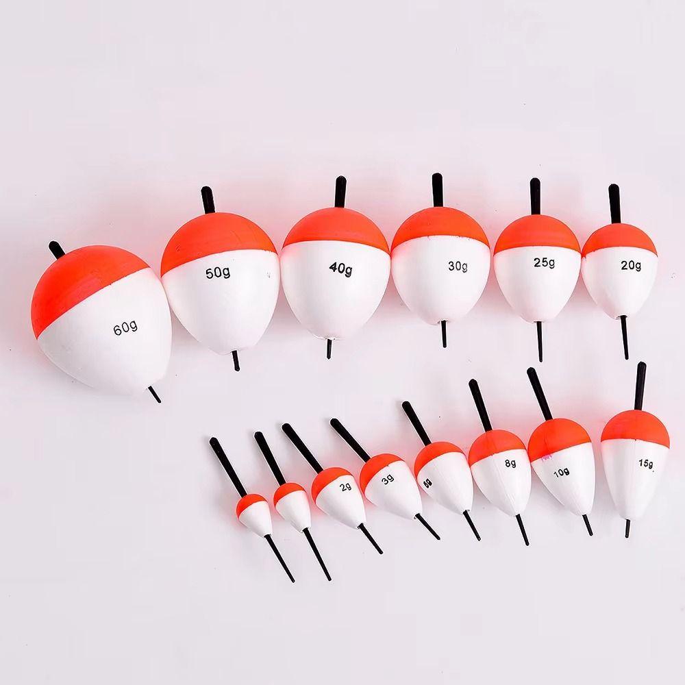10Pcs/Set Fishing Tackle Fishing Float 3/5/10/20g Foam Floats Ball Portable Floats Sticks