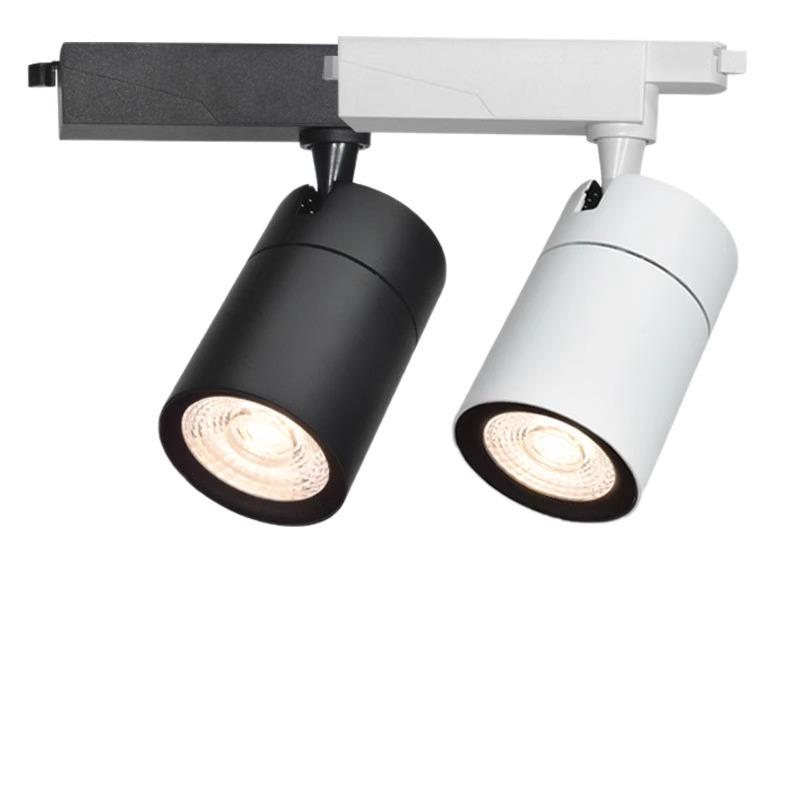 Surface Mounted Track Light Exhibition Hall Clothing Store Stepless Dimming Spotlight, Exhibition Hall Clothing Store Commercial Led Track Spotlight