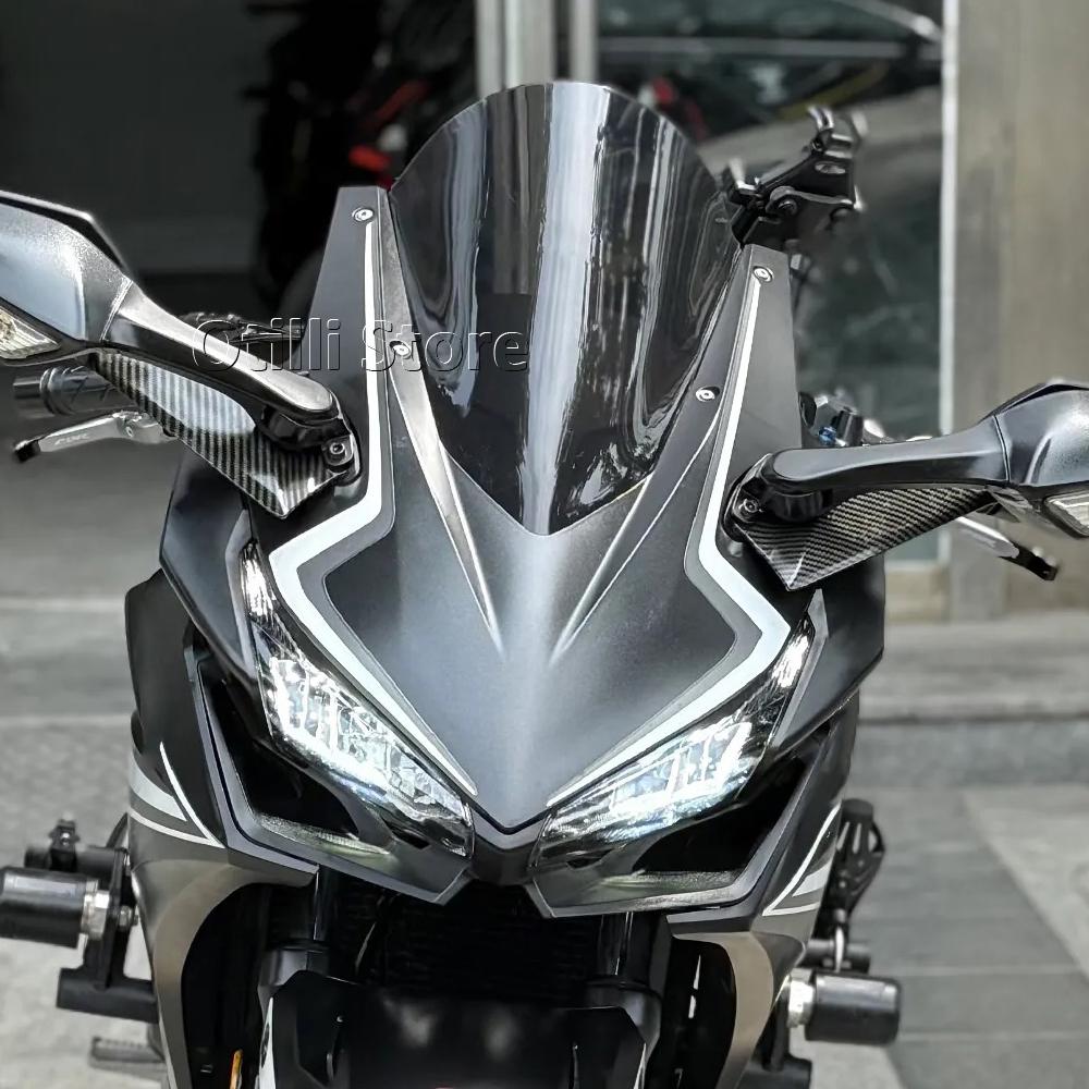 New Wind Deflector For Honda CBR 500 R CBR 500R 400R 2019-2025 CBR400R CBR500R Windshield Spoiler Touring Windscreen Visor Viser