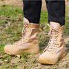 Fashion Men's Military  Fashion High Tall Outdoor Anti-collision Hiking Shoes Army Tactical Boots Outdoor Hiking Shoes
