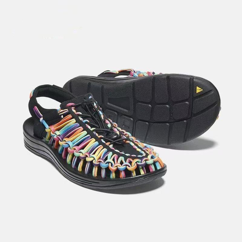 Fashion New Trend Men Sandals Outdoor Summer Trekking Hiking Shoes Closed Toe Slippers Man Wading Aqua Shoes Athletic Sports Beach Shoes