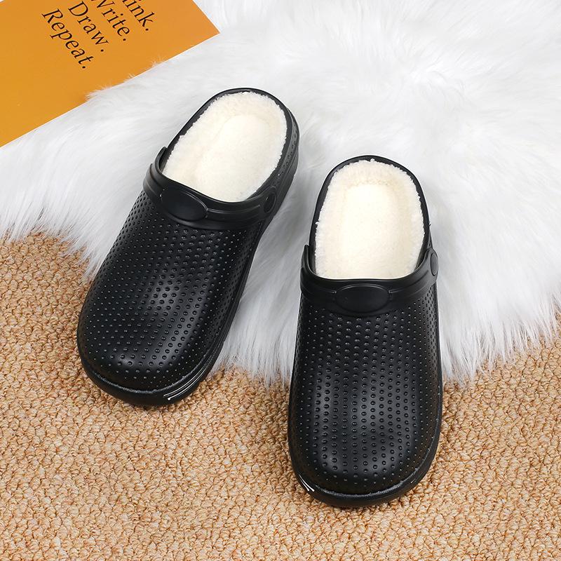 2025 Winter Warm Velvet Couple Slippers - Home & Outdoor Large Size