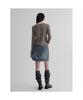 8SECONDS Side Shirred Strap V-Neck Pullover Brown
