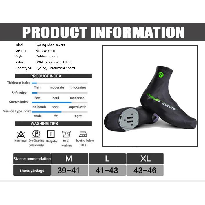 X-TIGER Professional MTB Cycling Shoe Cover Quick Dry 100% Lycra Men Sports Sneaker Racing Bike Cycling Overshoes Shoe Covers