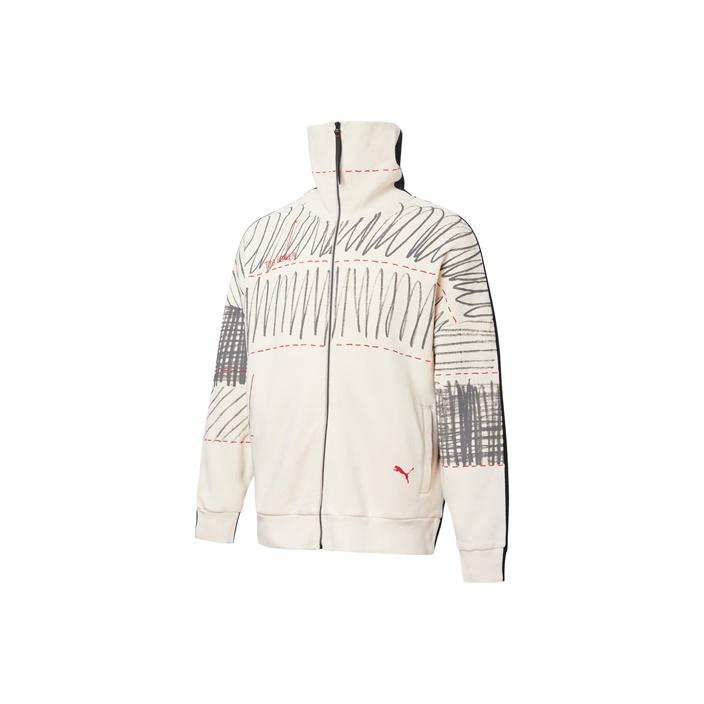 Puma X Michael Lau Collab Спортивная куртка с высоким воротом Куртки унисекс Eggnog 530355-75 XS