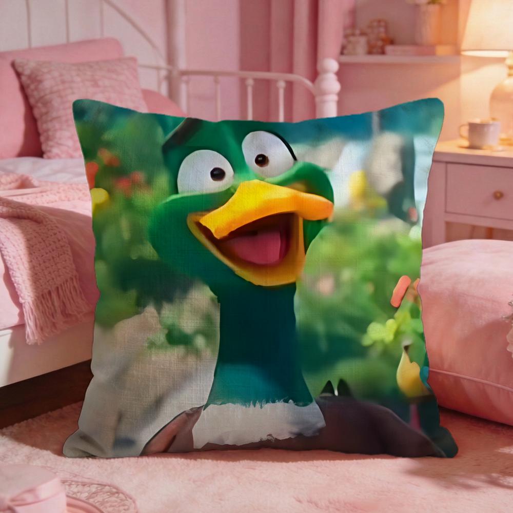 Cute Cartoon Migration Cushion Cover Premium Comfort Reversible Pillow Cove Two In One Design For Any Room Car Interior