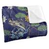 JQ Licensing Jl-Jp-Jq Silky Tiki Flower Fishing Supersoft Blanket