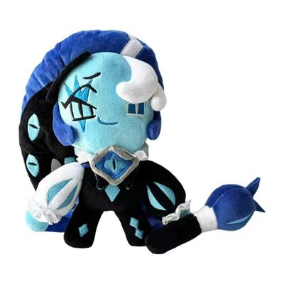 25CM Spiel Anime Figur Shadow Milk Cookie Plüschtier Weiches Kuscheltier Cartoon Cookie Run Kingdom Puppe für Kinder Geburtstag Begleitgeschenk