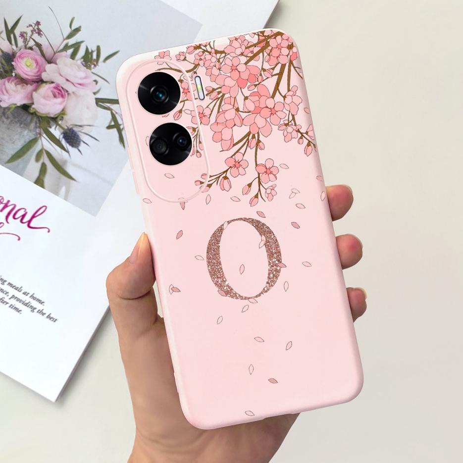 For Honor 90 Lite Case CRT-NX1 Cute Crown Letters Cover For Honor 90 Pro Honor90 Lite Soft Silicone Phone Case For Honor 90 Bags