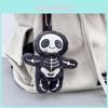Mummy Skull Plush Toy Keychain With Pp Cotton Fill For Halloween Gift Collectible