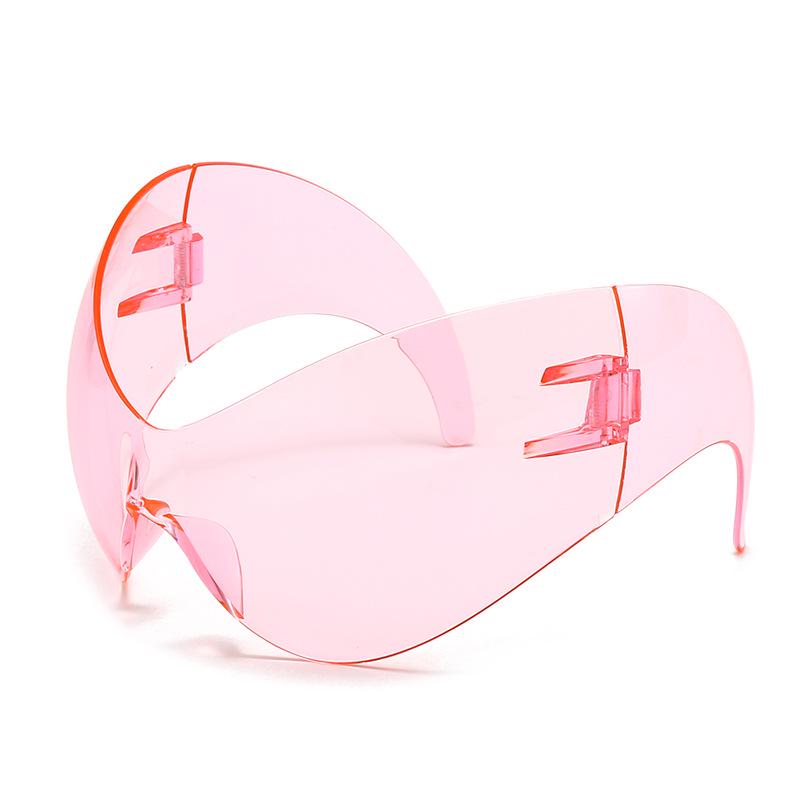 Xiaohongshu Unisex Cat-Eye Cycling Sunglasses: One-Piece Sporty European & American Style