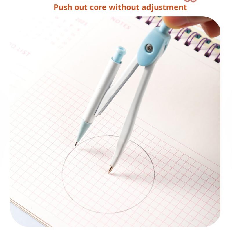 7pcs/set Circular Gauge Set Student Ruler Protractor Learning Stationery Gift Set Student Drawing Painting