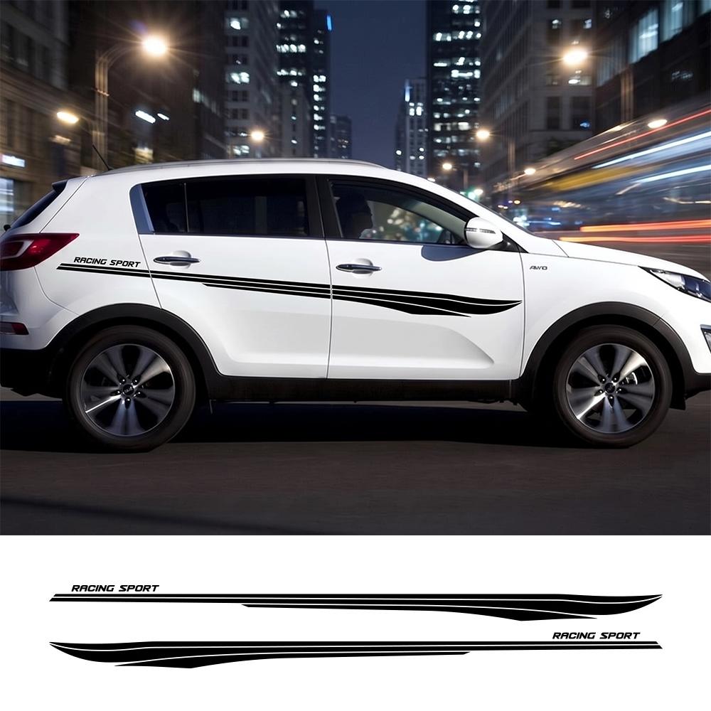 Car Door Side DIY Stickers Racing Sport Styling Decoration Vinyl Film Decals Tuning Auto Accessories for Cars SUV Pickup Truck