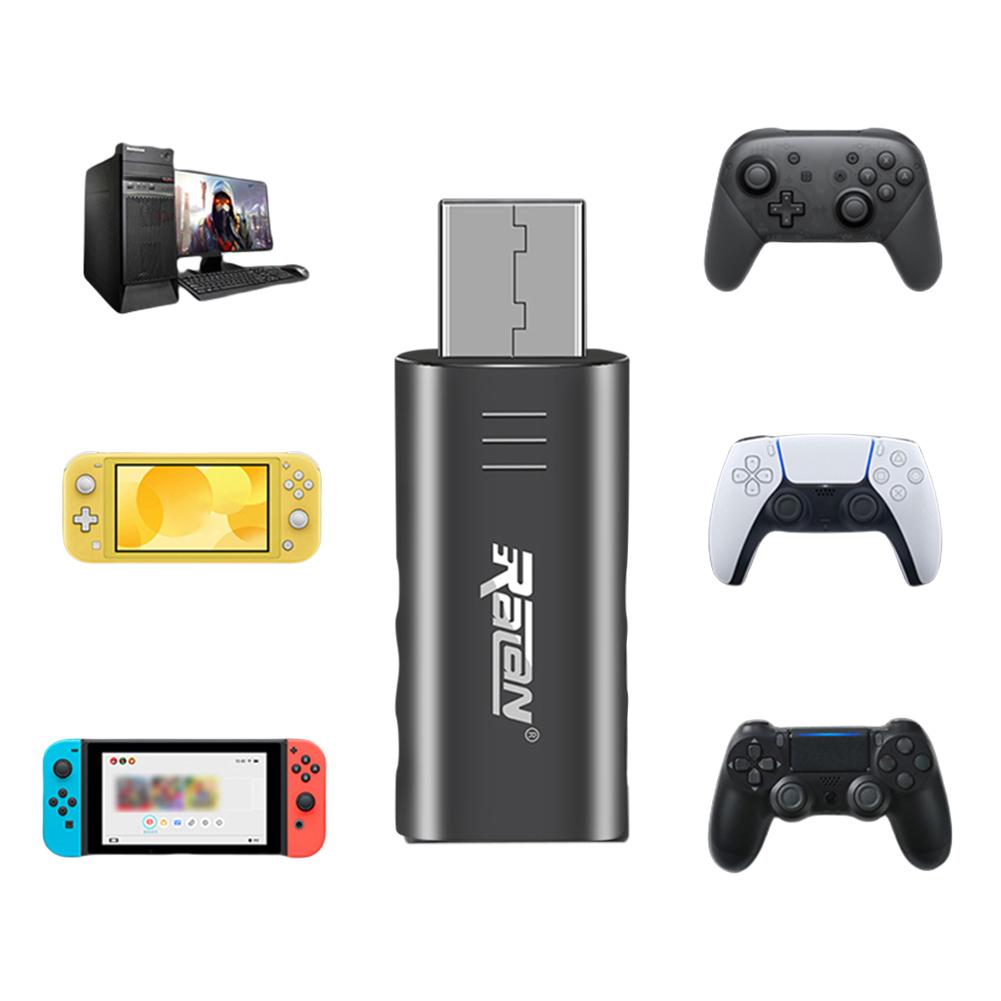 Bezdrátový USB adaptér pro PC ovladač, USB přijímač, BT 5.3, Bezdrátový USB adaptér, USB bezdrátový adaptér pro ovladač PS4 PS5