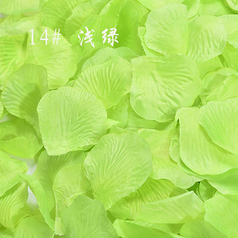 1000 pcs /pack Non-woven Fabric, Simulated Flower Petals, Rose Petals, Birthday Setting Balloon Accessories Shape