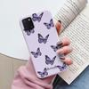 Měkké pouzdro pro telefon Samsung Galaxy Note 10 Lite Kryt na telefon Roztomilé květiny Motýl Fundas TPU Coque Pro Samsung Note 10 Lite Nárazník