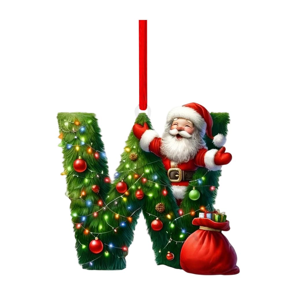 26 Letter,Christmas,Ornaments,Acrylic,1