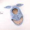 Warm Velvet Baby Hat with Cute Rabbit Ears: Cold-Proof Neck, Ear, and Face Protection for Boys and Girls