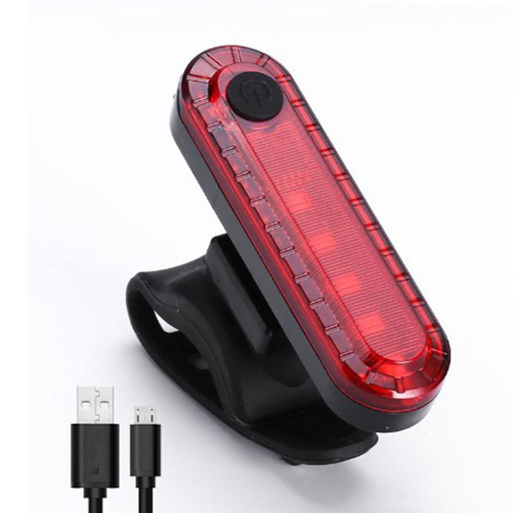 Bike Tail Light LED Taillight USB Charging Waterporoof Turn Signal Tail Lamp for Cycling Road