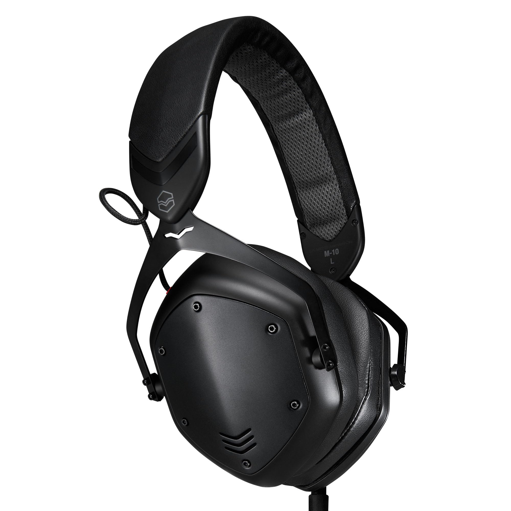 

DJ Monitor Audio Wired Connection Black V-MODA M-10 Headphones, High-Resolution Compatible, Only, чорний