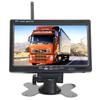 7-inch 2.4G Built-in Wireless Vehicle Display Truck Bus 12V-24V AV Input Backup View Camera Reversing Image Waterproof
