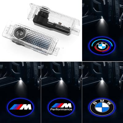 2 Adet Araba Kapısı Karşılama Işığı HD LED Projektör Karşılama Işığı M Power Performance F10 F31 E36 E39 E87 E90 X3 X5 X6 X7 Z4 İçin