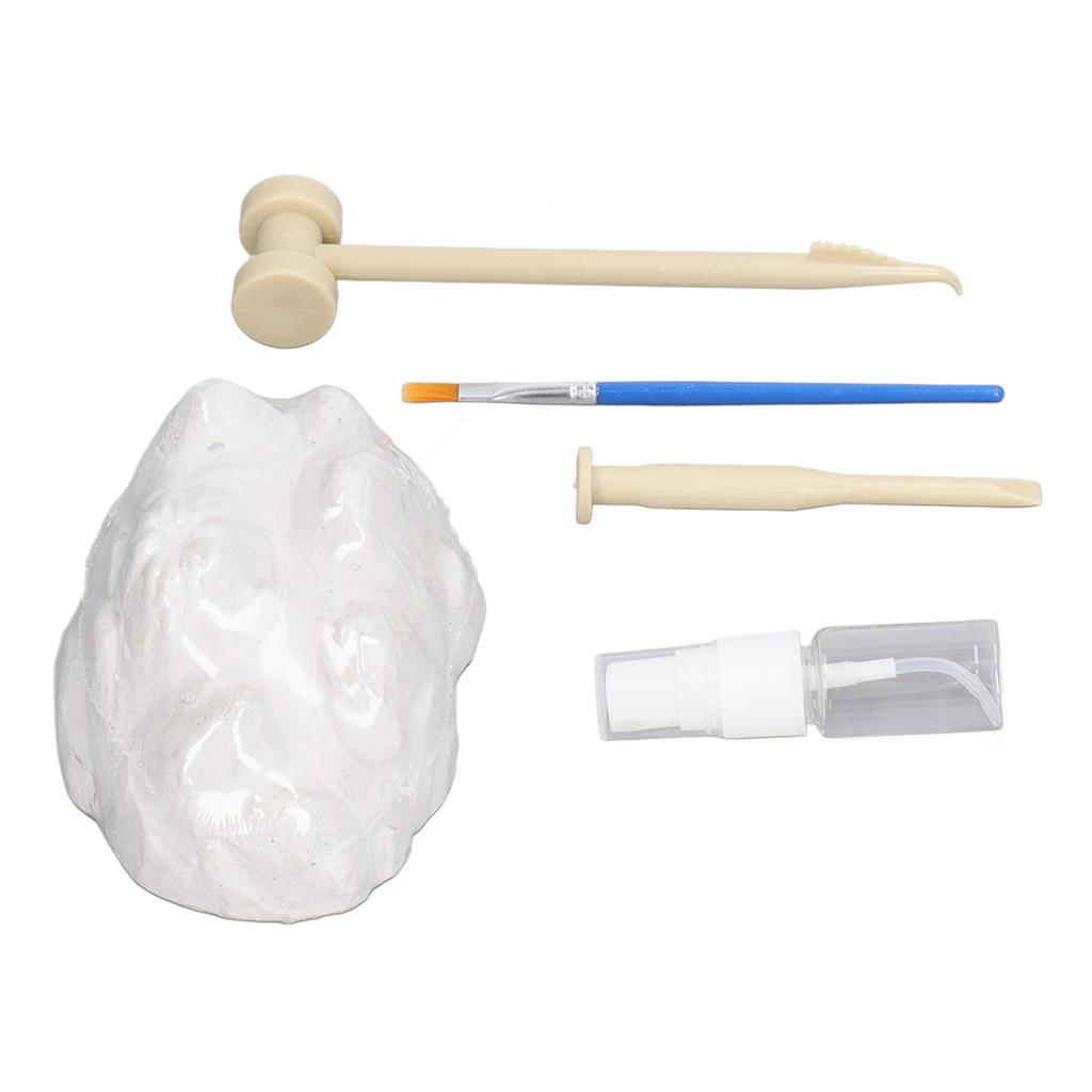 DIY Digging Fossil Kit Colosseum Design Hammer Chisel Small Watering Can Nylon Pen Fossil Excavation Toy for Children