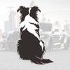 Adesivo Cartoon Border Collie Posteriore, Adesivo Vinilico per Cane Autoadesivo Impermeabile per Decorazione Finestrino Auto Paraurti