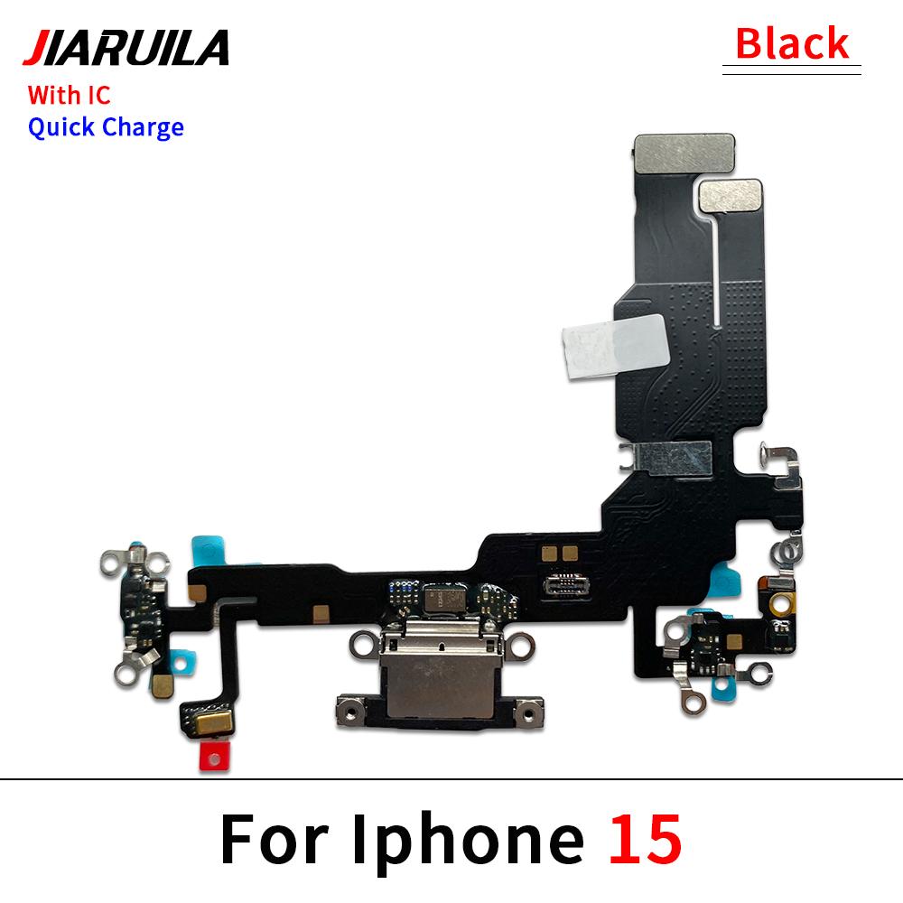 NEW USB Charger Charging Port Dock Connector Microphone Board Flex Cable For iPhone 15 / 15 Plus / 15 Pro