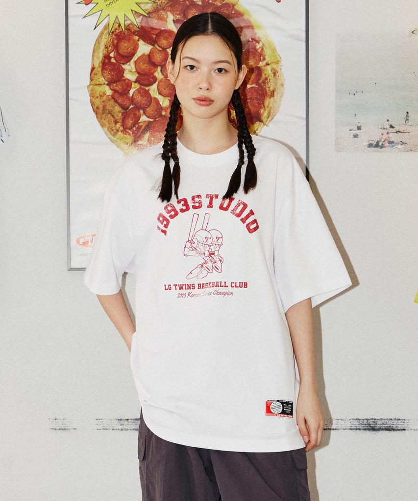 1993STUDIO [Lg Twins] 93 Twins Graphic T-Shirt_White