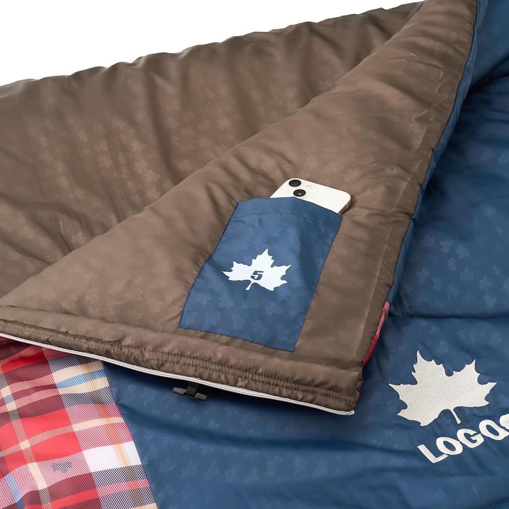 LOGOS Washable Slumber Sleeping Bag 5 Ideal for Outdoor Disaster and Car Camping (72602005) - Camping, Activities, Preparedness,