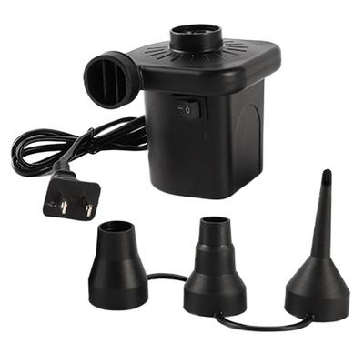 Electric Air Pump with 3 Nozzles Portable Air Mattress Pump Inflator/Deflator Pumps for Inflatables Swimming Ring