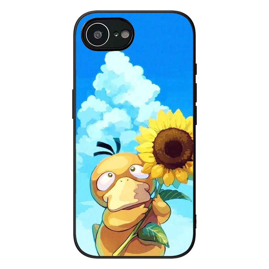 

P-Pikachus P-Pokemons Psyduck Cover for Apple iPhone 16 17 Air 14 15 Pro Max Plus 16+ 16E 14+ ProMax Casing Coque Case iPhone 16 Pro