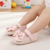 Soft Soles Baby Girls Shoe Solid Color Infant Newborns Crib Shoes Princess Shoes  Toddler