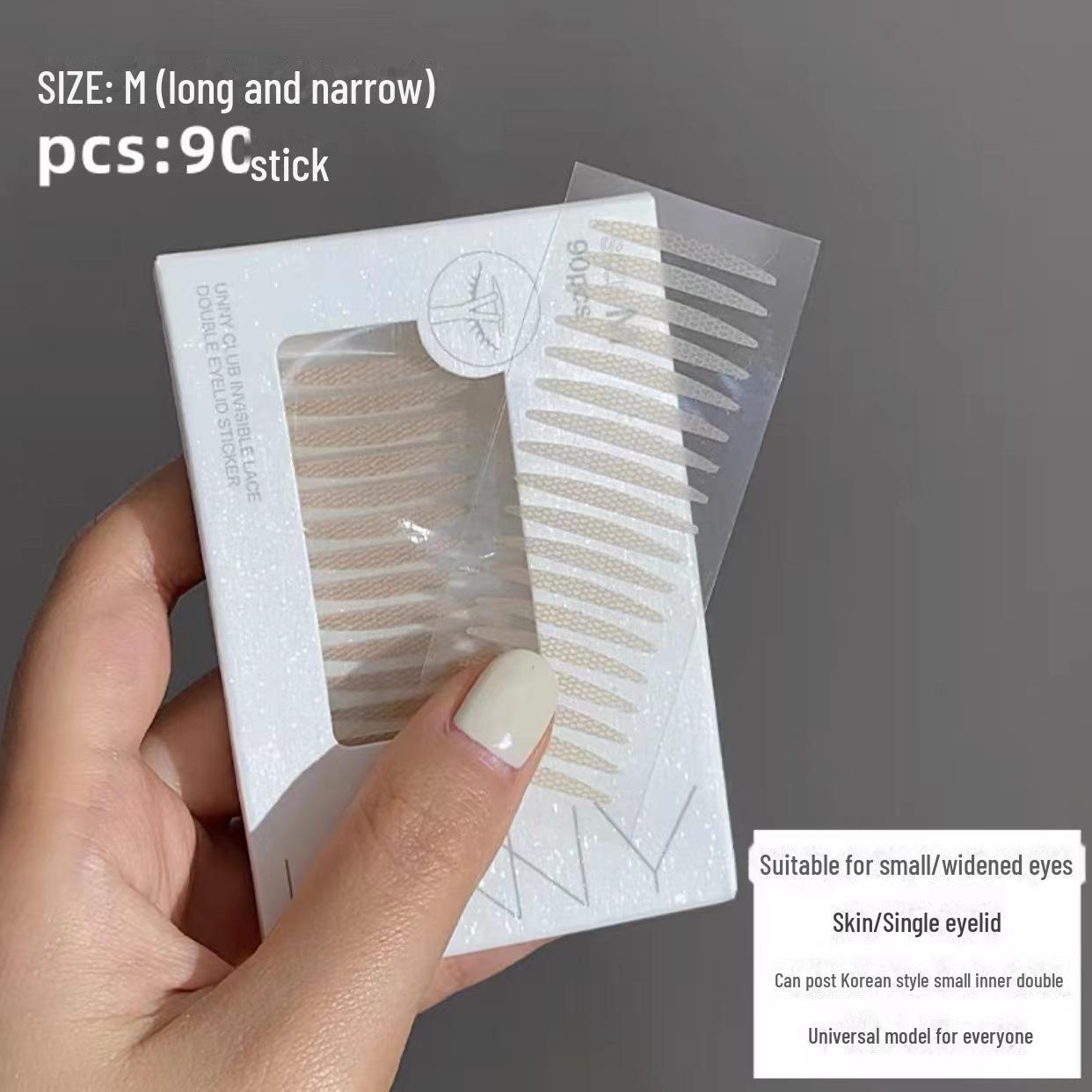 

UNNY Natural Invisible Double Eyeve Stickers, кружево, размер M — идеально подходит для опухших век, визажистов, женской красоты