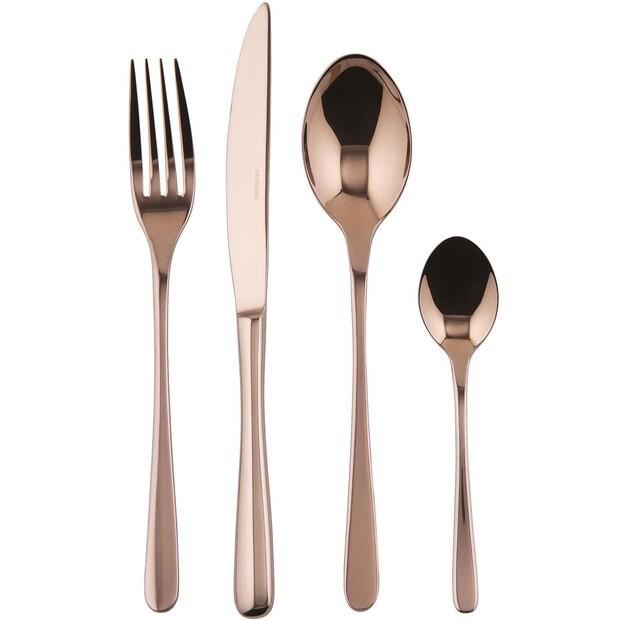 Sambonet Taste Cutlery Set, PVD Copper, 24 Pieces (52553C81 / S0097-S00018-S0037)