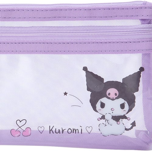 Sanrio (SANRIO) Sanrio Flat Pen Case Kuromi Kuromi-chan Kuromi 11ÁE0ÁE.5cm Character 054089 SANRIO