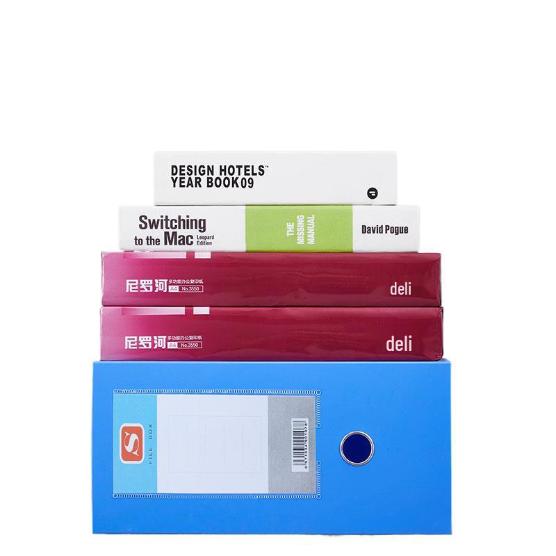 Large A4 Plastic Document Archive Box: 10x15cm, 75mm Thick, High Capacity Storage