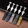 Quick Release Nylon Sailcloth Watch Strap 20mm 22mm Butterfly Buckle Band for Omega for Seiko Watchband Men's and Women's Belt