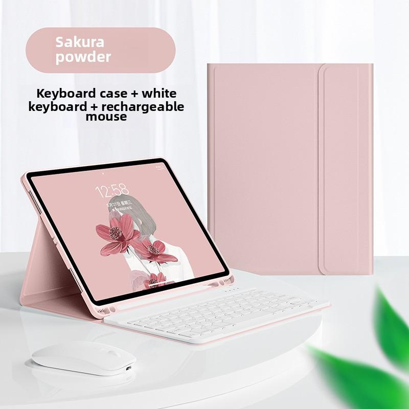 Bluetooth Keyboard Leather Case for IPad 10 10.2 with Pencil Slot Compatible Air 5 Pro 12.9 Mouse